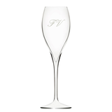 Flûte à champagne gravée