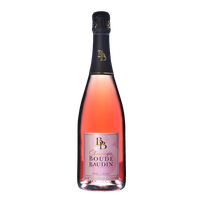 Champagne rosé Boude Baudin