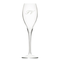 Flûte à champagne gravée