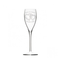 flûte à champagne 10cl gravée coeur