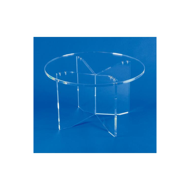 Table ronde plexiglas